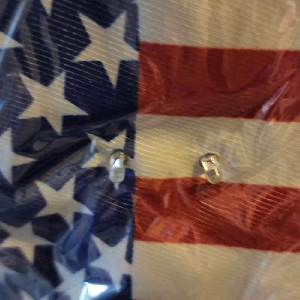 LOT OF 10 AMERICAN FLAG TIES